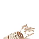 Incaltaminte Femei Steve Madden Reisa Strappy Wraparound Sandal Women GOLD LEATHER