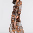 Rochie lungă din şifon 