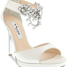 Nina Fabiola Ivory Satin