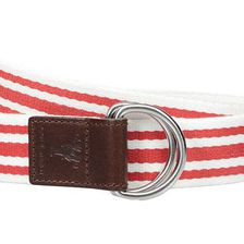 Accesorii Femei Cole Haan 38mm D-Ring Webbing Pinch Belt RedWhite
