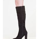 Incaltaminte Femei CheapChic Fierce Style Chunky Faux Suede Boots Black