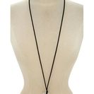 Bijuterii Femei Forever21 Curved Pendant Necklace Blackbsilver