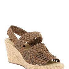 Incaltaminte Femei Steven by Steve Madden Jennii Woven Wedge Sandal BRONZE