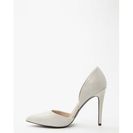 Incaltaminte Femei Forever21 Faux Leather Pumps Light grey
