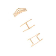 Bijuterii Femei Forever21 Caged Ring Set Gold