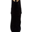 Incaltaminte Femei Adrienne Vittadini Jael Folded Cuff Bootie BLACK KIDSUEDE