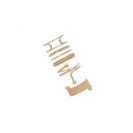 Bijuterii Femei Forever21 Cutout Twisted Midi Ring Set Gold