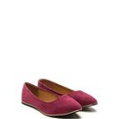 Incaltaminte Femei CheapChic Full Gleam Ahead Pointy Faux Suede Flats Wine