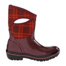 Incaltaminte Femei Bogs Plimsoll Plaid Mid Ox Blood