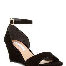 Incaltaminte Femei Diane Von Furstenberg Asti Wedge Sandal BLACK
