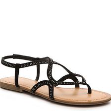 Incaltaminte Femei Madden Girl Kissesss Flat Sandal Black