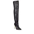 Incaltaminte Femei GUESS Zonian Faux-Suede Over-the-Knee Boots black multi fabric