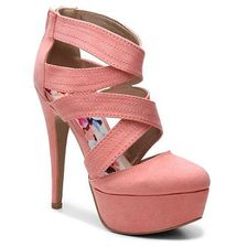 Incaltaminte Femei Qupid Penelope-197 Platform Pump Pink