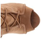 Incaltaminte Femei Giuseppe Zanotti Peeptoe Fringe Lace-Up Velour Plasmon