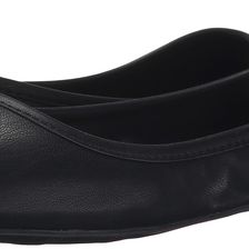 MIA Ballerina Black Faux Leather
