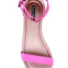 Incaltaminte Femei Michael Antonio Denous Open Toe Sandal Pink