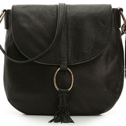 Accesorii Femei Lucky Brand Lucky Brand Athena Leather Shoulder Bag Black
