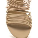 Incaltaminte Femei CheapChic The Right Cords Strappy Caged Heels Nude