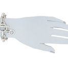 Bijuterii Femei Michael Kors Heritage Link with Padlock Bracelet Silver