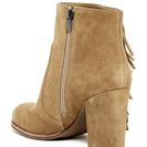 Incaltaminte Femei Via Spiga Niurka Suede Fringe Bootie DK NATURAL