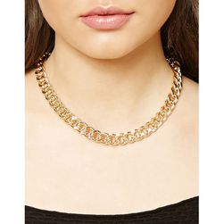 Bijuterii Femei Forever21 Curb Chain Necklace Gold