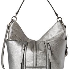 Nine West Georgina Medium Hobo Matte Silver