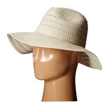 Accesorii Femei Vince Camuto Lurex Shine Braided Wide Brim Hat Tan