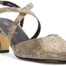 Walking Cradles Caliente Taupe/Gold Lizard Print