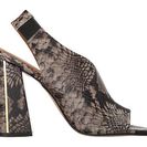 Incaltaminte Femei Calvin Klein Linnette Natural Snake Print Leather