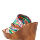 Incaltaminte Femei Italian Shoemakers Robin Platform Wedge Sandal BRIGHT MULTI