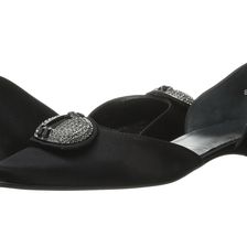 Stuart Weitzman Bridal & Evening Collection Dome Black Satin