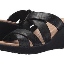 Incaltaminte Femei Crocs A-Leigh Crisscross Wedge BlackBlack
