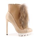 Incaltaminte Femei Privileged Lora Bootie Tan