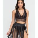 Accesorii Femei CheapChic Good Sport Longline Bikini Top Black