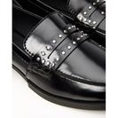 Incaltaminte Femei Forever21 Studded Faux Leather Penny Loafers Black