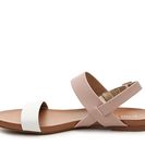 Incaltaminte Femei Kelly Katie Haylee Two-Toned Flat Sandal PinkWhite