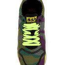 Incaltaminte Femei Ash Domino Neon Wedge Sneaker YELLOW-LIME-BLACK