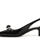 Incaltaminte Femei Prada Leather Flower Slingback Pump BlackSilver