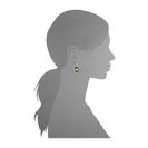 Bijuterii Femei Michael Kors Fulton Logo Drop Earrings GoldTortoise