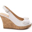Incaltaminte Femei CL By Laundry Ilissa Wedge Sandal White