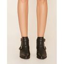 Incaltaminte Femei Forever21 Buckled Ankle Booties Black