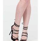 Incaltaminte Femei CheapChic Shopping Spree Faux Suede Lace-up Heels Black
