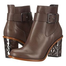 Incaltaminte Femei McQ Shackwell Boot Concrete Calf Leather