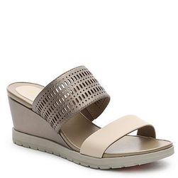 Incaltaminte Femei Easy Spirit Hagen Wedge Sandal PewterBeige