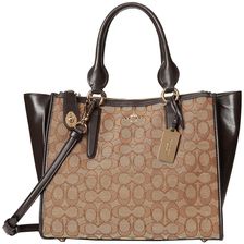 COACH Signature Crosby Carryall Light/Khaki/Brown