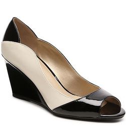 Incaltaminte Femei Bandolino Tejana Wedge Pump BlackIvory