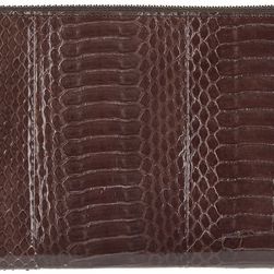 Dolce & Gabbana Leather Coin Case Holder Brown