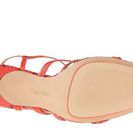Incaltaminte Femei Calvin Klein Valene Deep Coral LeatherSnake Print LeatherPatent