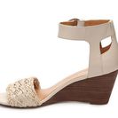 Incaltaminte Femei Nine West Rosling Wedge Sandal BoneIvory