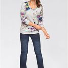 Bluză casual cu imprimeu 